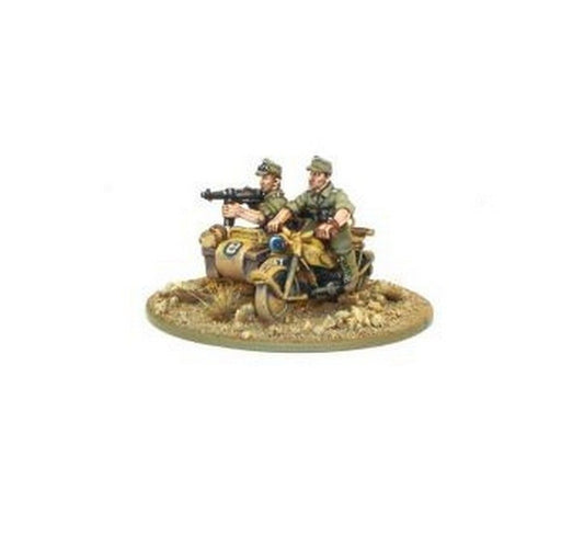 Afrika Korps Kradschutzen Motorcycle and Sidecar